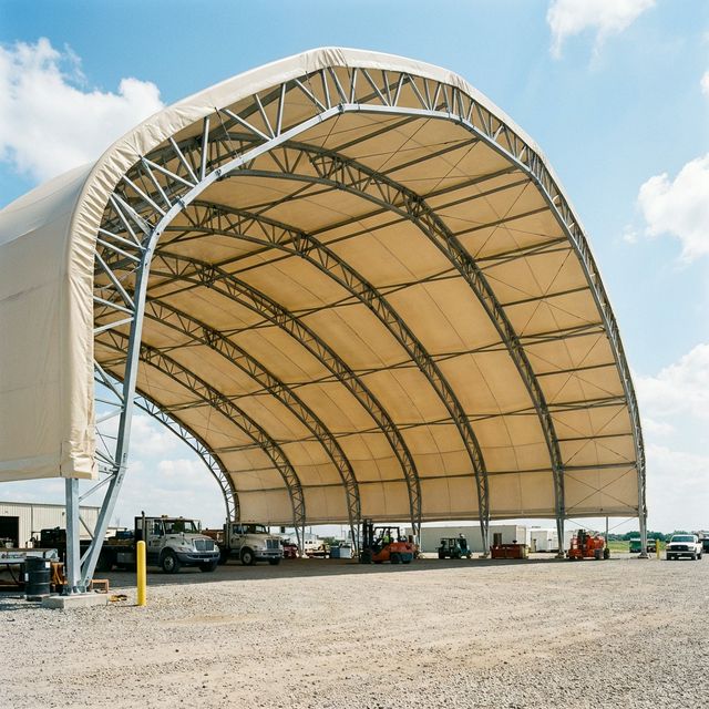 Тентовый ангар